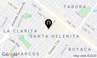 Mapa de Rapitiendas Mercafe en Bogotá D.C