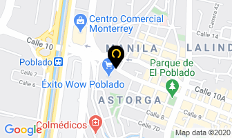Mapa de Rattam El Poblado en Medellín