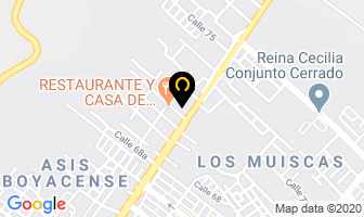 Mapa de R.c. Ferreteria Distribuciones en Tunja