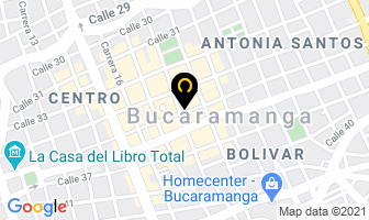 Mapa de R.c.n. en Bucaramanga