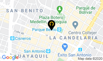 Mapa de Reality Voltaje en Medellín