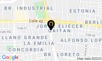 Mapa de Rebal Ltda. en Palmira