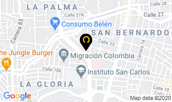 Mapa de Rec Producciones en Medellín