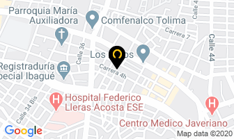 Mapa de Rec Televisión en Ibagué