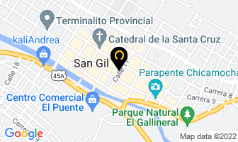 Mapa de Recarcomputo en San Gil
