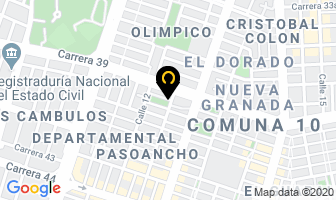 Mapa de Recarga-Fijo en Cali