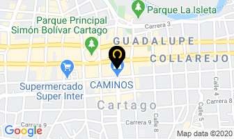 Mapa de Recargas Y Suministros en Cartago