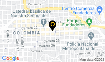 Mapa de Recargas.com en Manizales