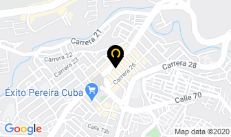 Mapa de Recepciones Versalles en Pereira