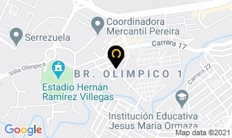 Mapa de Reciclaje El Bienestar en Pereira