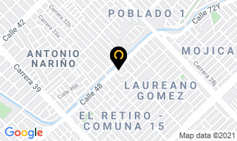 Mapa de Reciclaje El Paisa en Cali