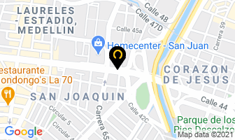 Mapa de Reciclaje Gómez en Medellín