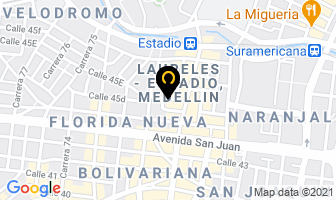 Mapa de Reciclar Pavimentos Ltda en Medellín