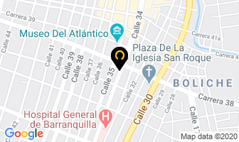 Mapa de Reco Diesel Ltda en Barranquilla