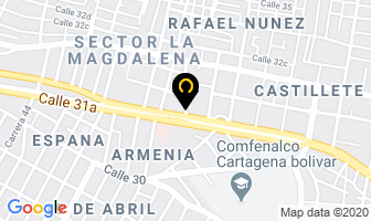 Mapa de Reconstruin en Cartagena