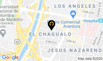 Mapa de Rectificadora Asermotor en Medellín