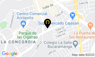 Mapa de Rectificadora La 61 en Bucaramanga
