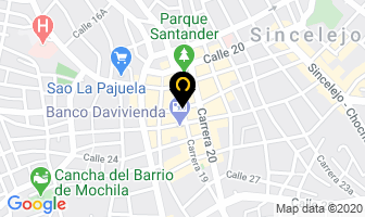 Mapa de Rectimetalicas Moguea Sincelejo en Sincelejo