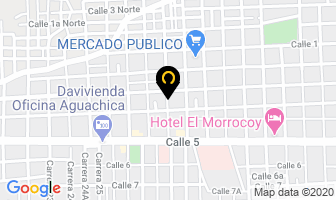 Mapa de Rectimotores La Precision en Aguachica