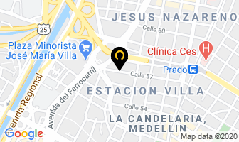 Mapa de Recuperadora La 57 en Medellín