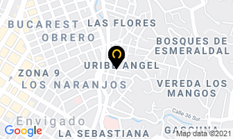 Mapa de Red De Gas en Medellín