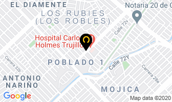 Mapa de Red De Salud Del Oriente E.s.e Cali en Cali