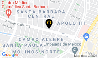 Mapa de Red Luna Desing Group en Bogotá D.C