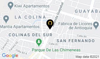 Mapa de Red Orígen en Medellín