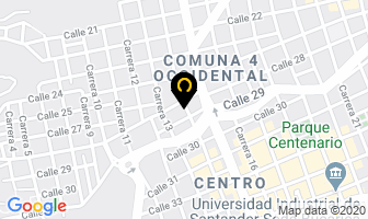 Mapa de Reddin en Bucaramanga