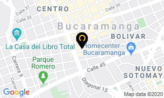 Mapa de Redetrans en Bucaramanga