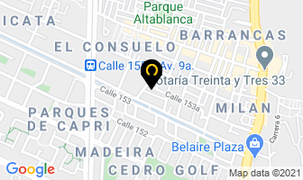 Mapa de Redondo Plazas Beatríz en Bogotá D.C