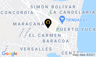 Mapa de Reexpediciones Listo Expres Ltda en Magangué