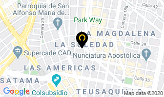 Mapa de Reflutec De Colombia Ltda. en Bogotá D.C