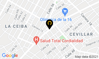 Mapa de Refra Thermal Ltda. Internacional en Cartagena