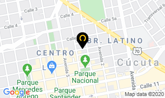 Mapa de Refrescante Grado Cero en Cúcuta