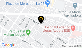 Mapa de Refresco San Jorge en Ibagué