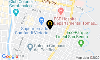 Mapa de Refrescos Cosmos en Tulua