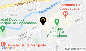 Mapa de Refri Norte Copacabana en Copacabana