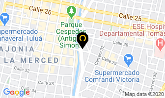 Mapa de Refriaires Del Valle en Tulua