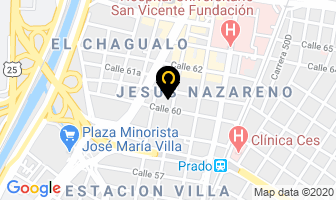 Mapa de Refricaribe en Medellín