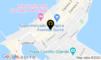 Mapa de Refriempaques en Cartagena