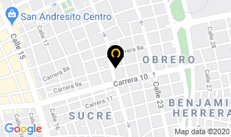 Mapa de Refrigeración Electromécanica Ovidio en Cali
