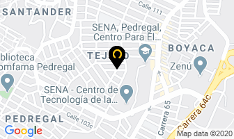 Mapa de Refrigeración Hernando Quiroga en Medellín