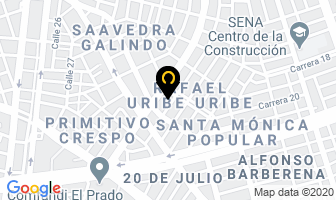 Mapa de Refrigeración Rios en Cali