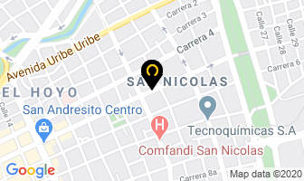 Mapa de Refrigeración San Nicolás S.a.s. en Cali
