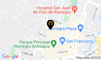 Mapa de Refrigerados La “52” en Rionegro