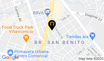 Mapa de Refrigerar & Accesorios Ltda en Villavicencio