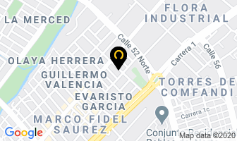 Mapa de Refrihogar Neveras Y Lavadoras en Cali