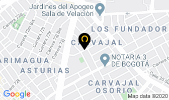 Mapa de Refrihot Service Sas en Bogotá D.C
