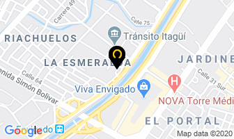 Mapa de Refrilogística en Itaguí